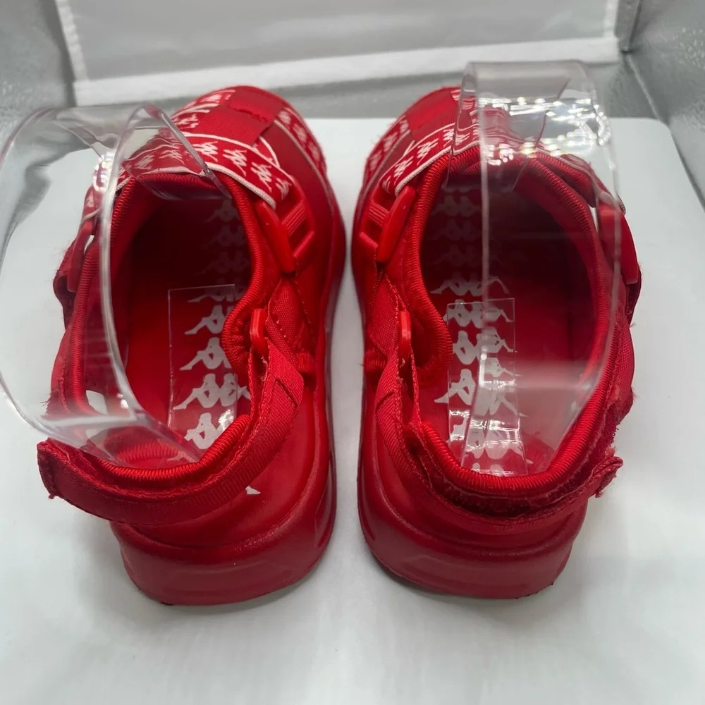 (S4) Kappa‎ Banda Kids unisex Red sandals slip-on shoes size 11/12